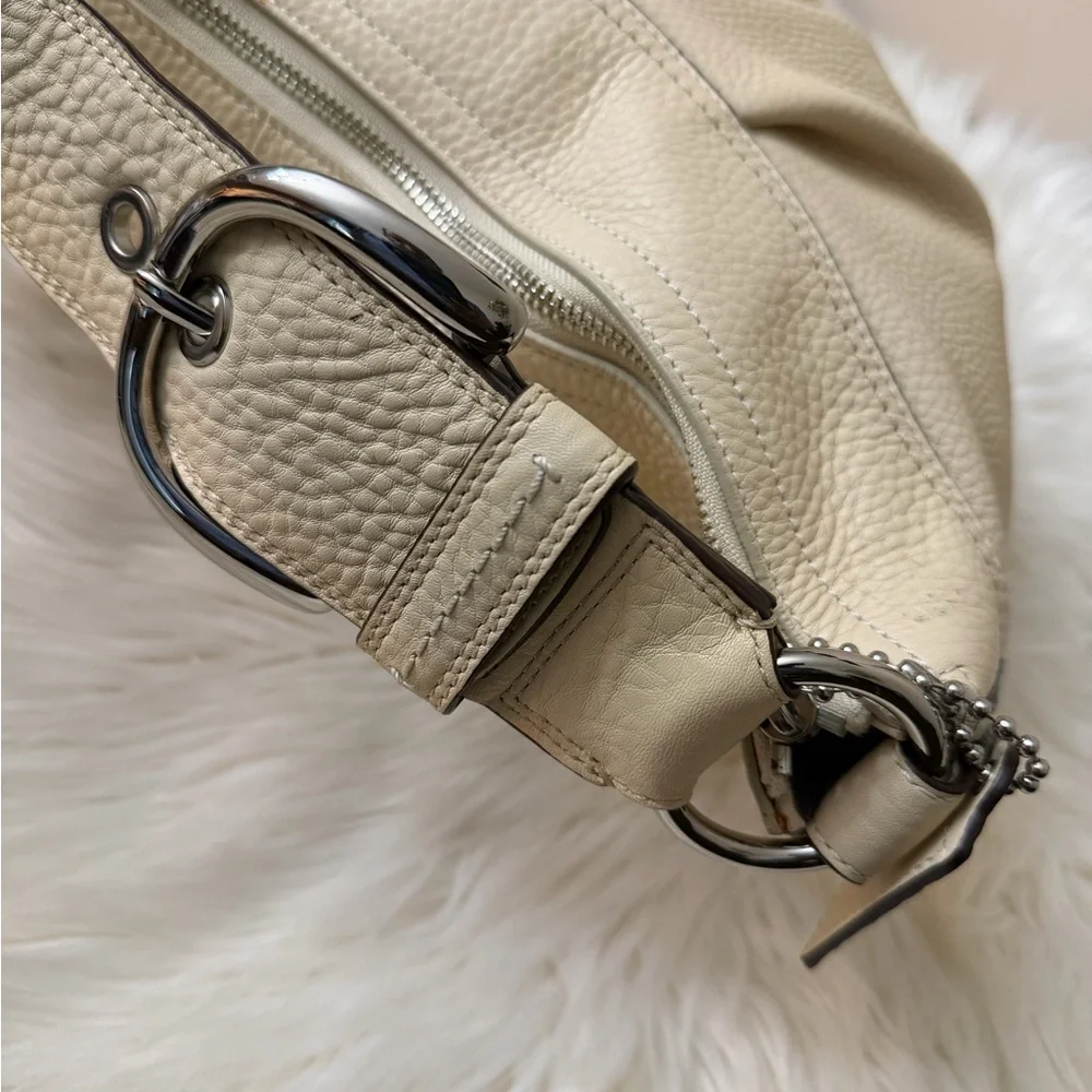 Coach Cream Leather Hobo Bag# F13731